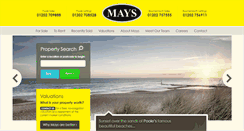 Desktop Screenshot of maysestateagents.com